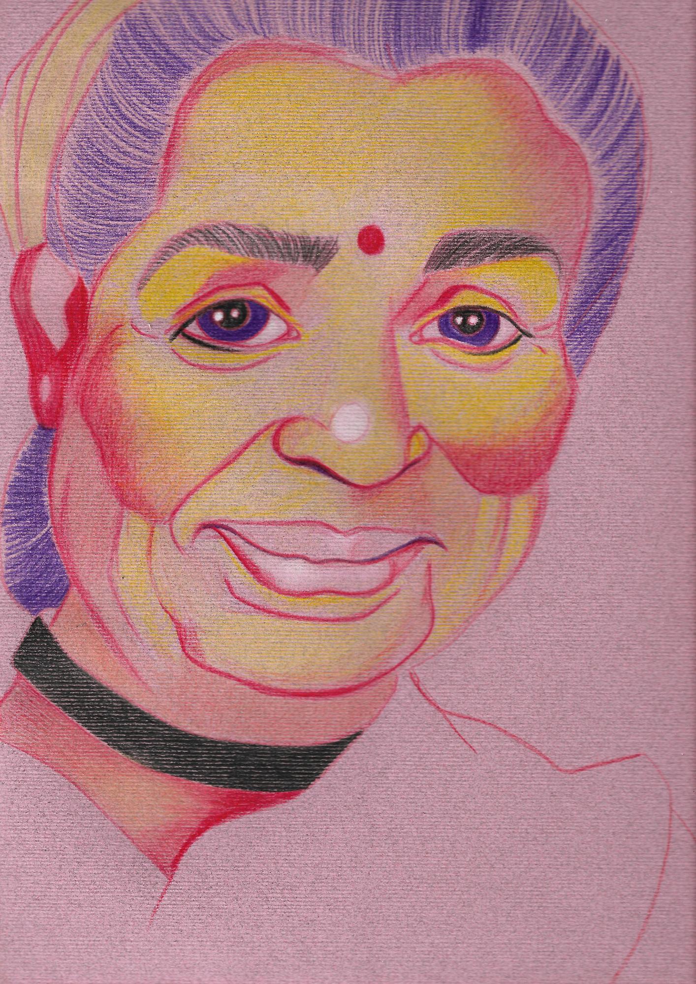 Portrait by 'Kitty Pigfish'